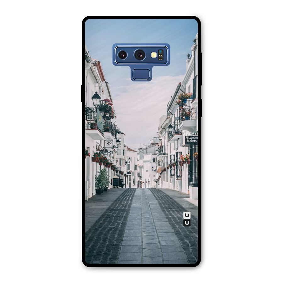 Aesthetic Street Metal Back Case for Galaxy Note 9