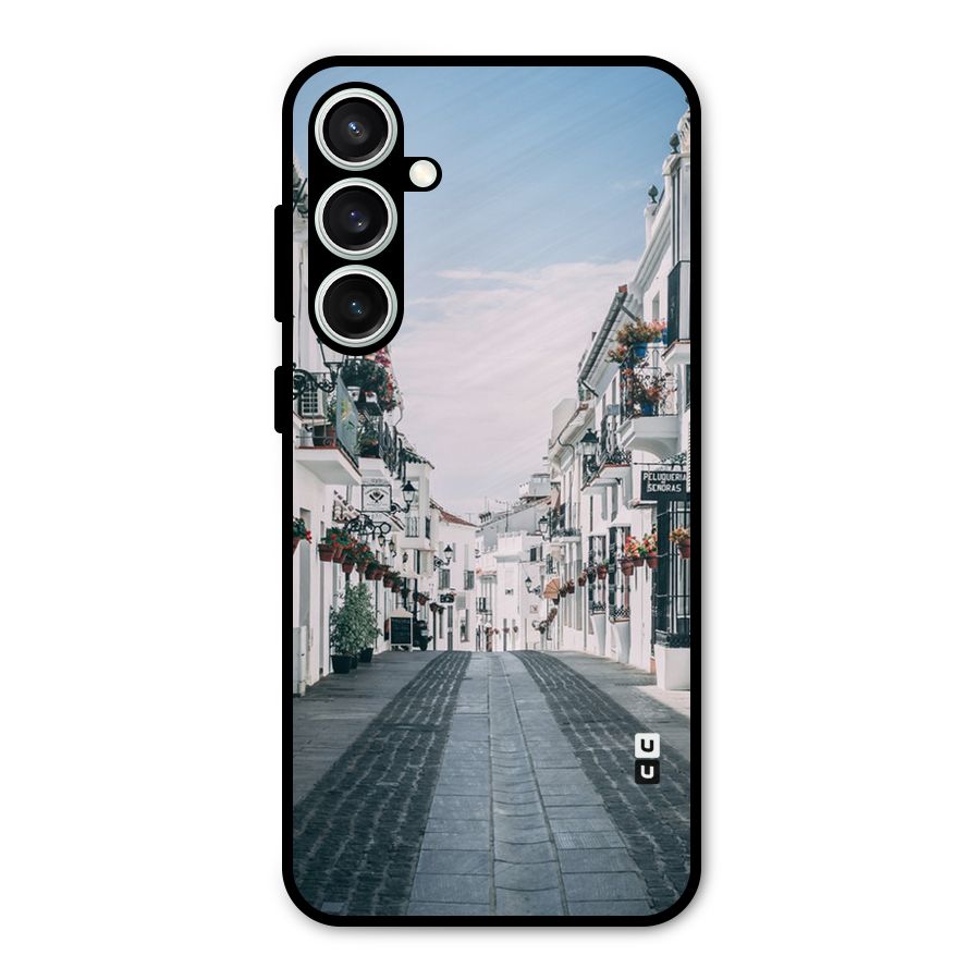 Aesthetic Street Metal Back Case for Galaxy S23 FE