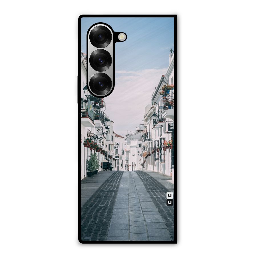 Aesthetic Street Metal Back Case for Galaxy Z Fold6