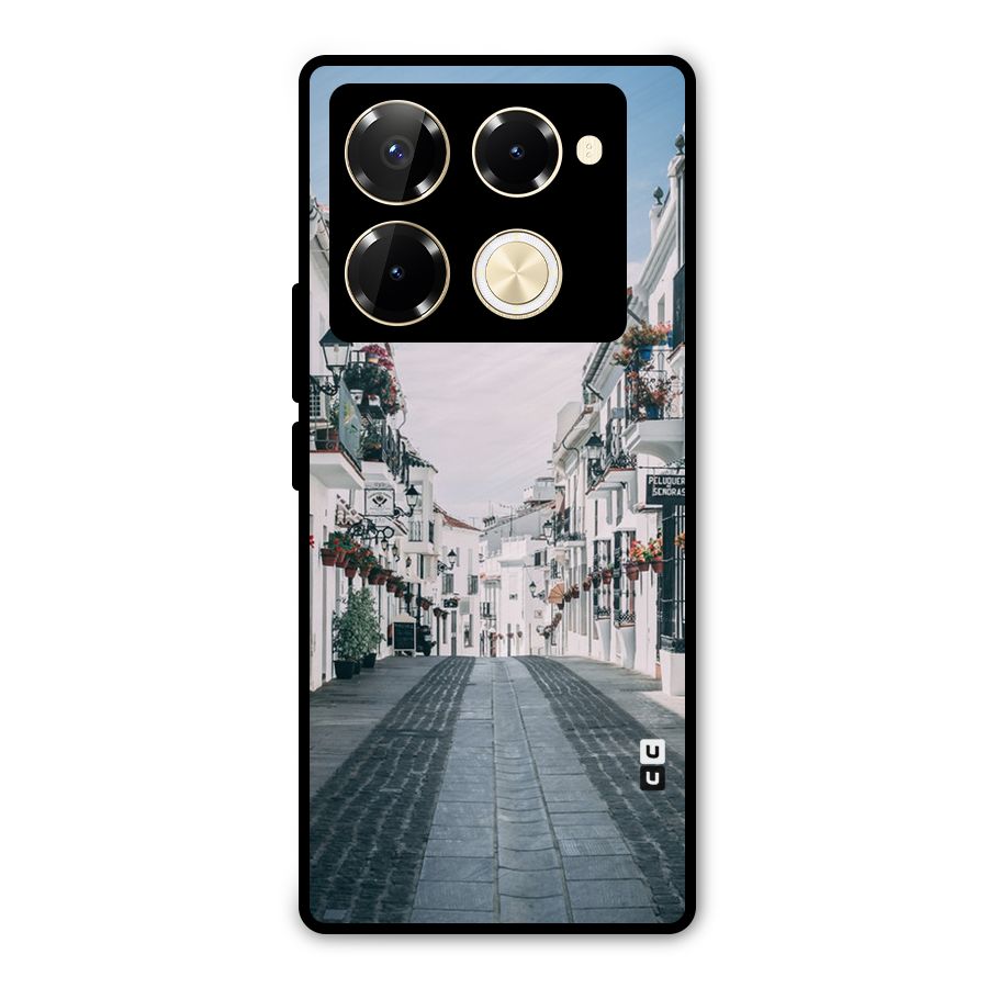 Aesthetic Street Metal Back Case for Infinix Note 40 Pro Plus