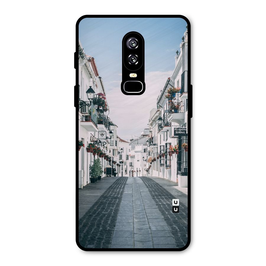 Aesthetic Street Metal Back Case for OnePlus 6
