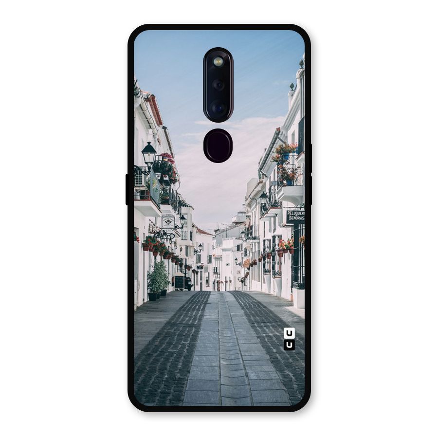 Aesthetic Street Metal Back Case for Oppo F11 Pro