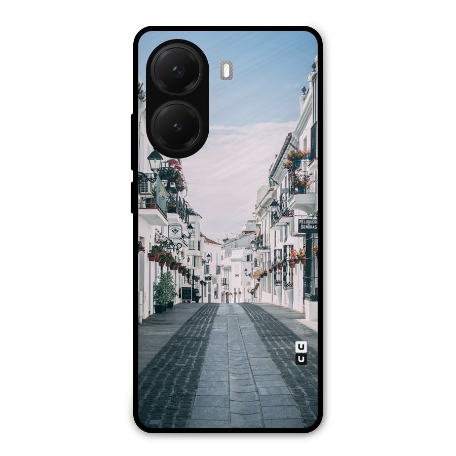 Aesthetic Street Metal Back Case for Poco X7 Pro