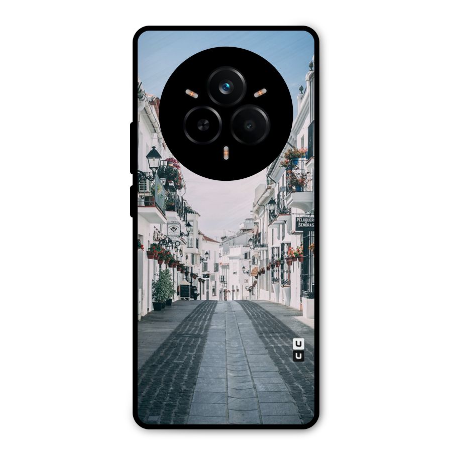 Aesthetic Street Metal Back Case for Realme 14 Pro