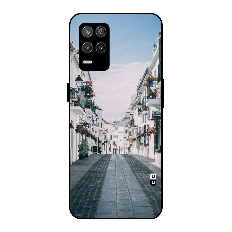 Aesthetic Street Metal Back Case for Realme 8s 5G