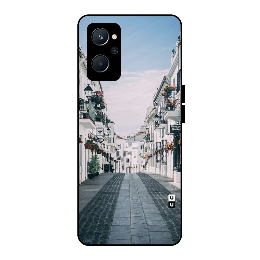 Aesthetic Street Metal Back Case for Realme 9i 5G