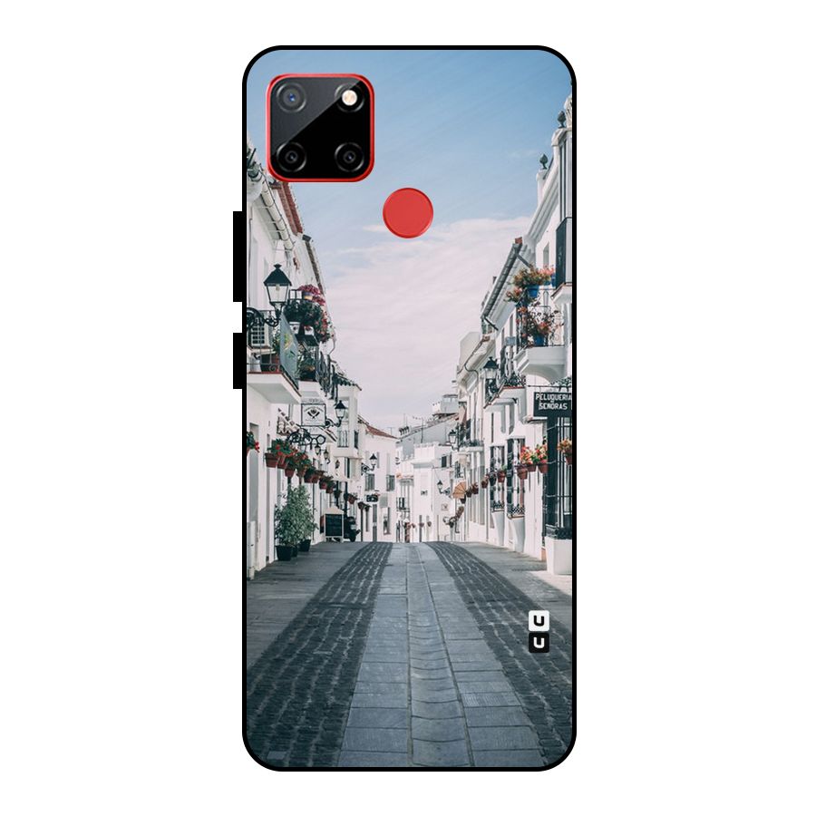 Aesthetic Street Metal Back Case for Realme C12