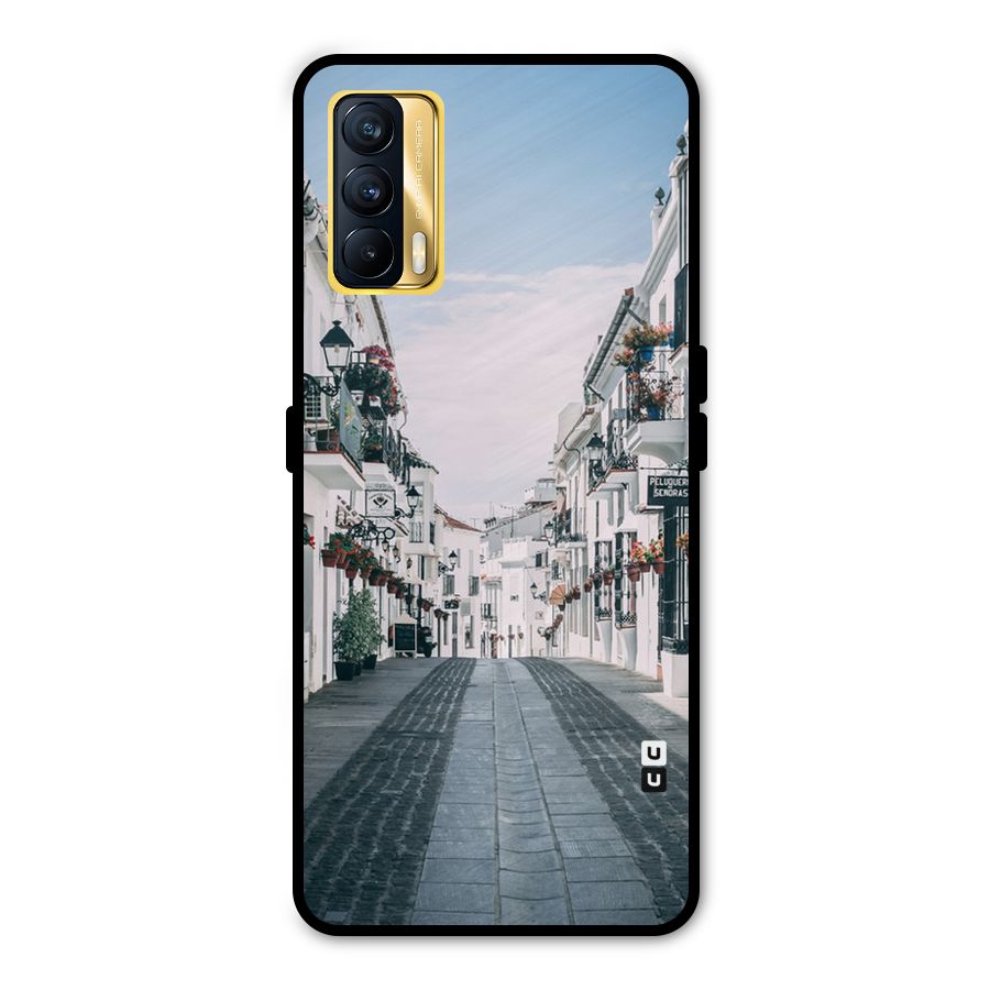 Aesthetic Street Metal Back Case for Realme X7