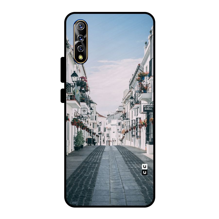Aesthetic Street Metal Back Case for Vivo S1