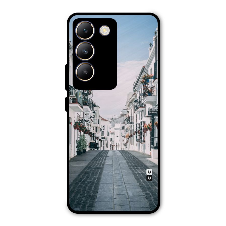 Aesthetic Street Metal Back Case for Vivo T3 5G