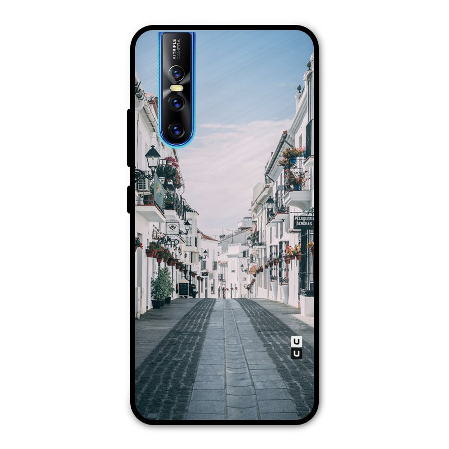 Aesthetic Street Metal Back Case for Vivo V15 Pro