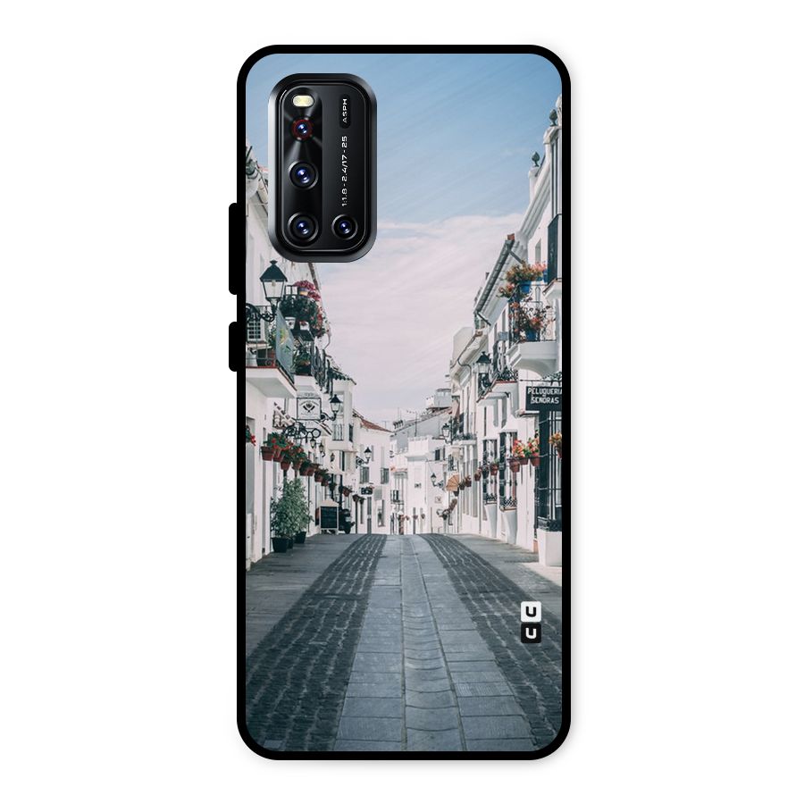 Aesthetic Street Metal Back Case for Vivo V19