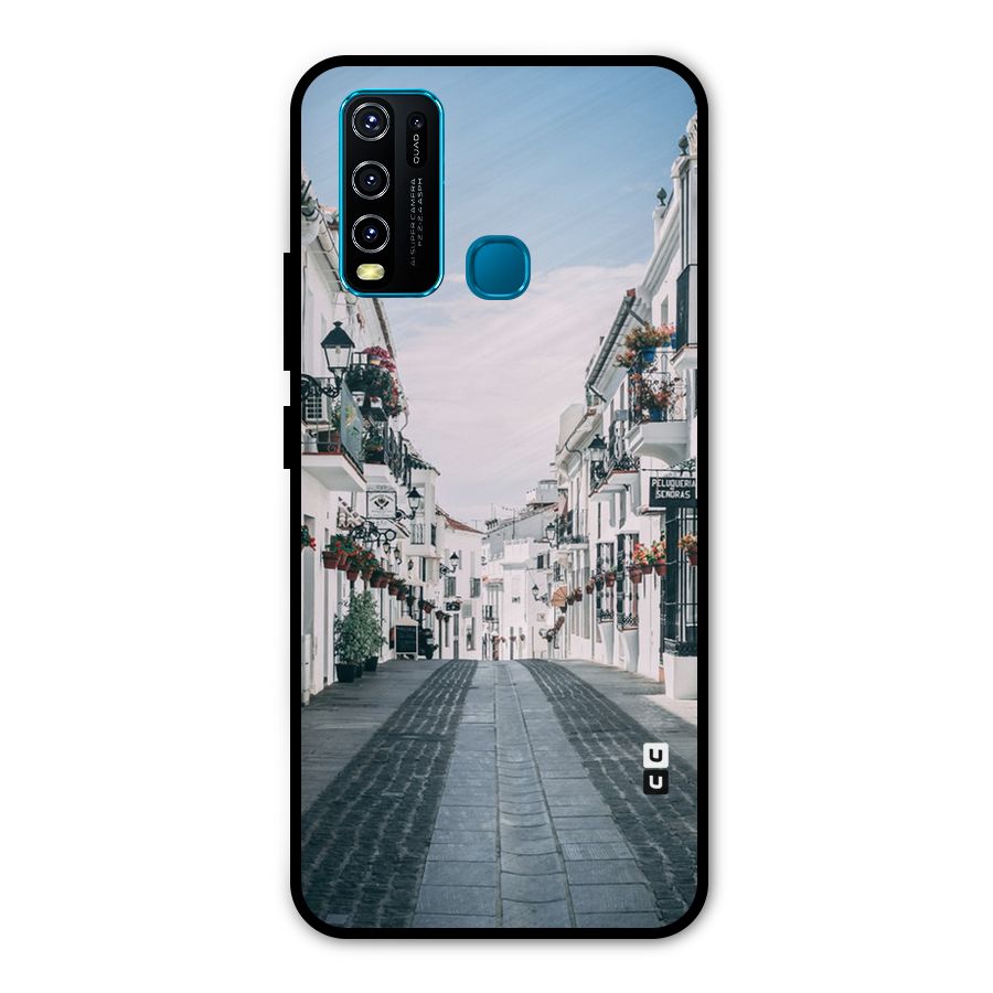 Aesthetic Street Metal Back Case for Vivo Y50