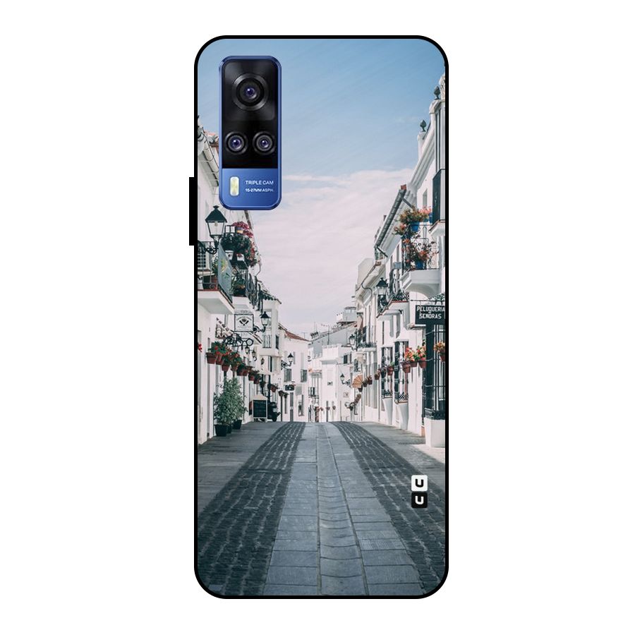 Aesthetic Street Metal Back Case for Vivo Y51