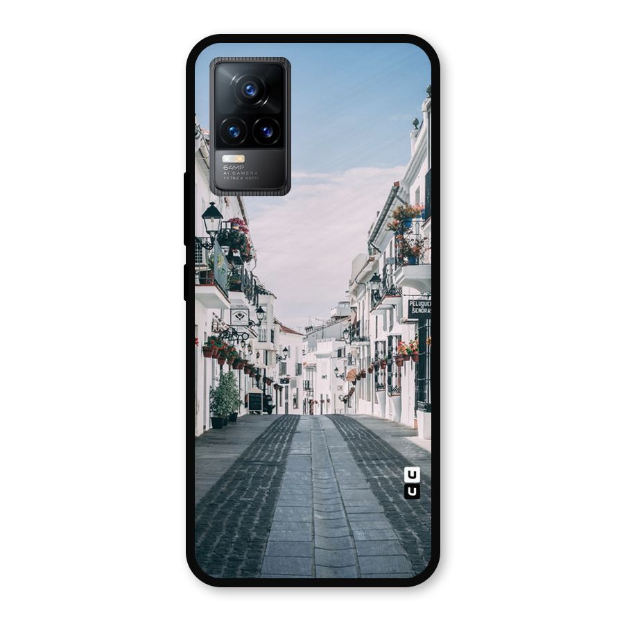 Aesthetic Street Metal Back Case for Vivo Y73