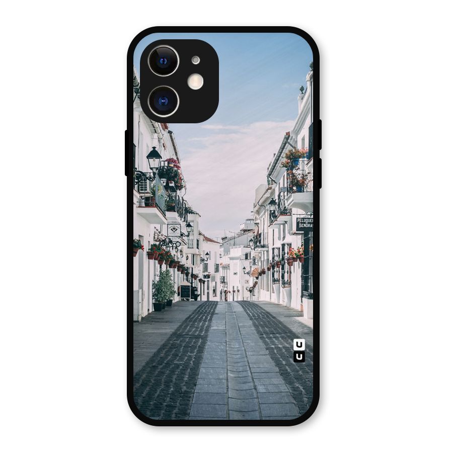 Aesthetic Street Metal Back Case for iPhone 12