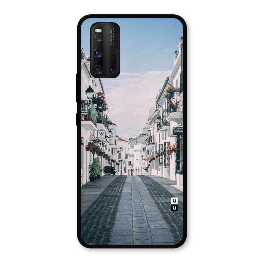 Aesthetic Street Metal Back Case for iQOO 3