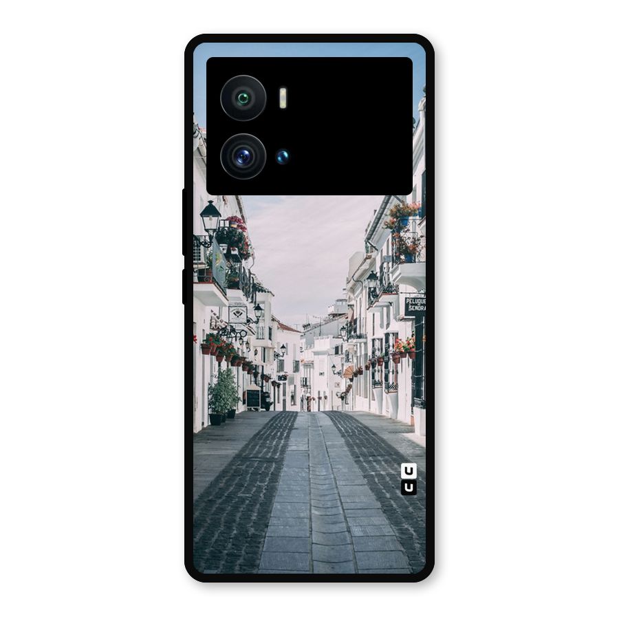 Aesthetic Street Metal Back Case for iQOO 9 Pro