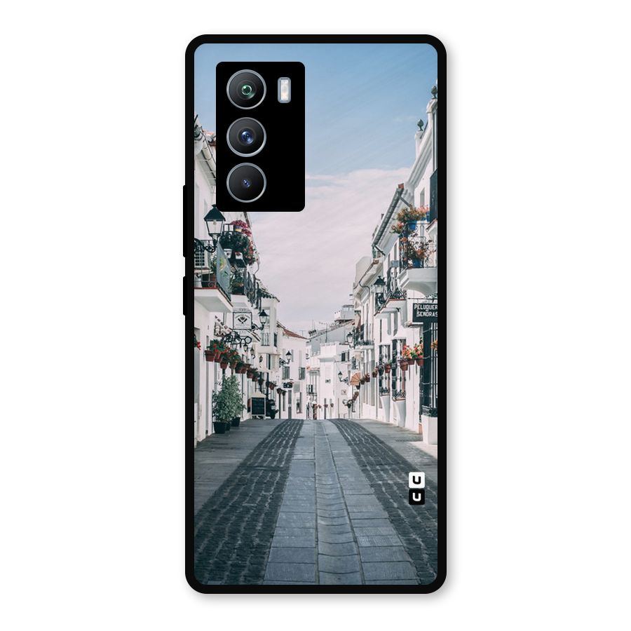 Aesthetic Street Metal Back Case for iQOO 9 SE