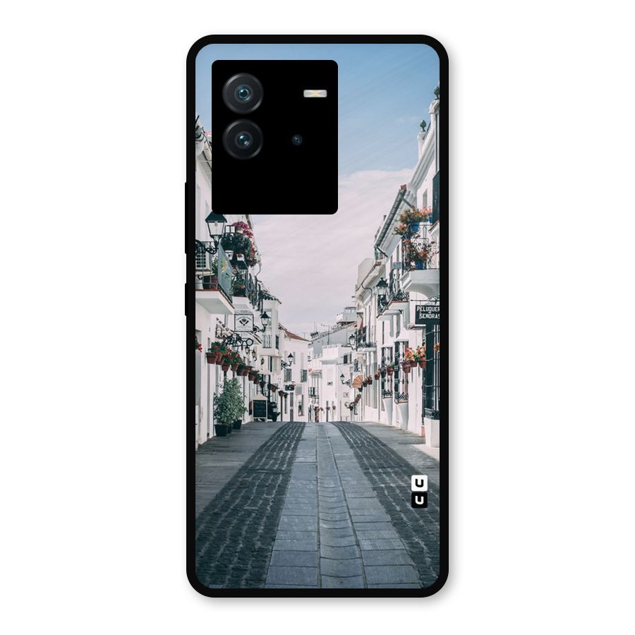 Aesthetic Street Metal Back Case for iQOO Neo 6 5G