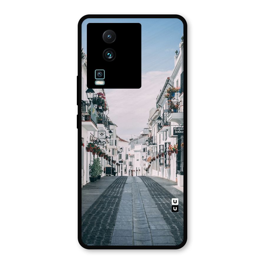 Aesthetic Street Metal Back Case for iQOO Neo 7