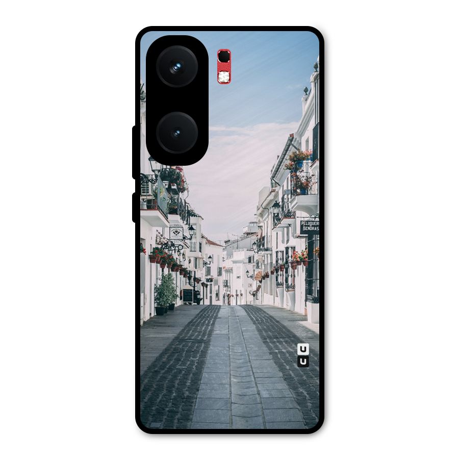 Aesthetic Street Metal Back Case for iQOO Neo 9 Pro