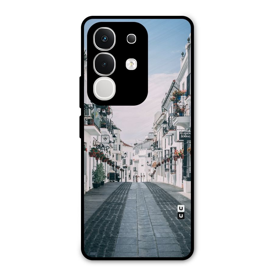 Aesthetic Street Metal Back Case for iQOO Z10x