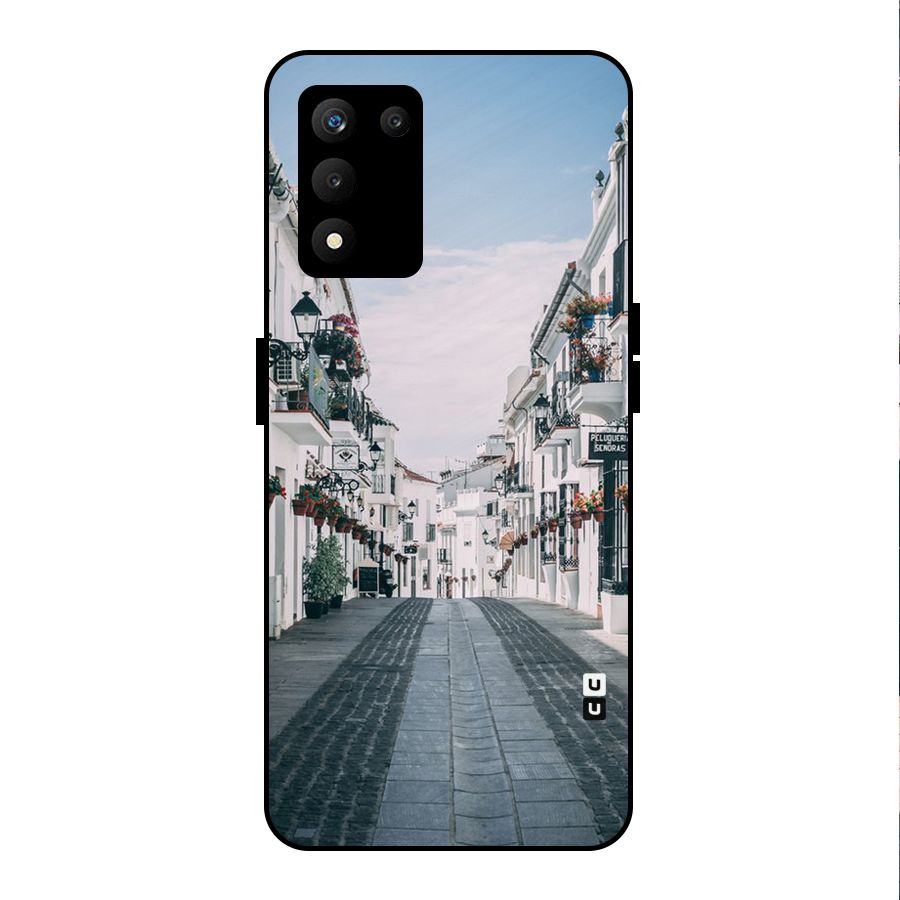 Aesthetic Street Metal Back Case for realme 9 5G SE