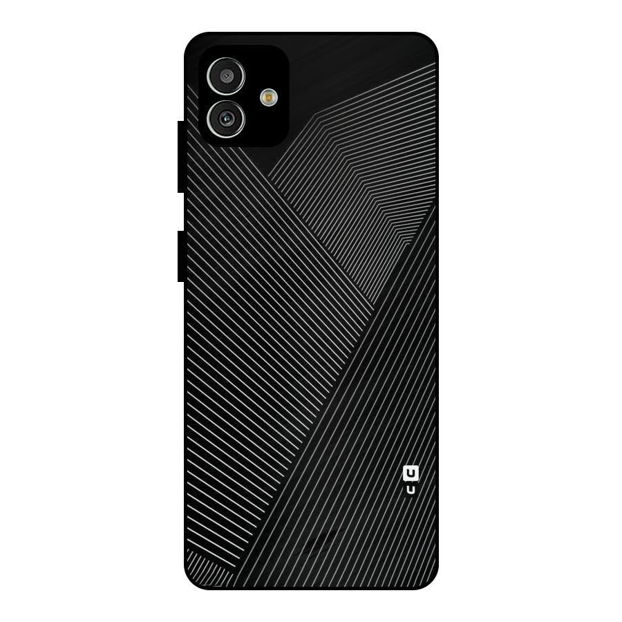 Aesthetic White Stripes Metal Back Case for Galaxy M13 5G