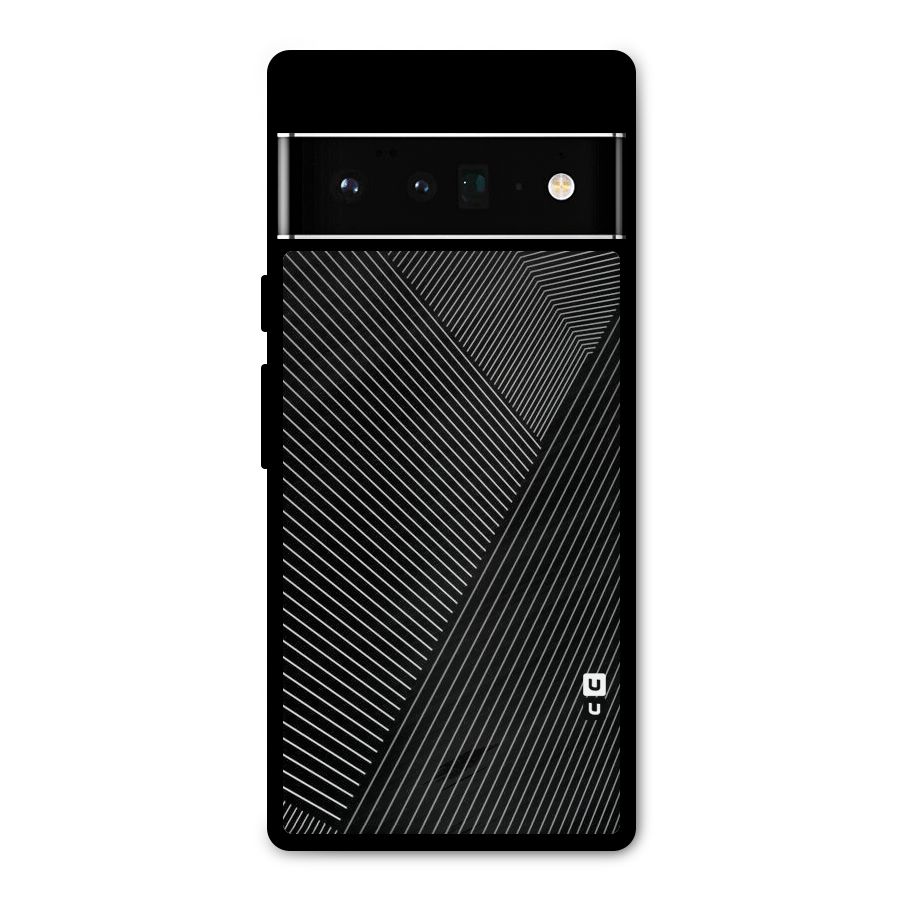 Aesthetic White Stripes Metal Back Case for Google Pixel 6 Pro