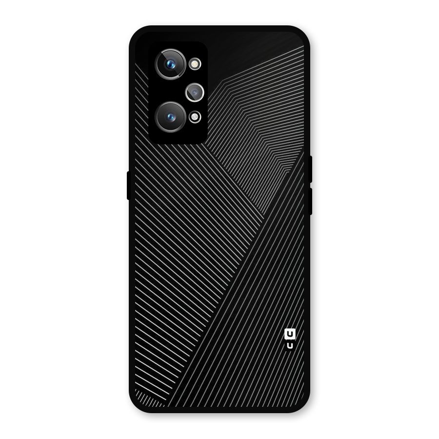 Aesthetic White Stripes Metal Back Case for Realme GT Neo2