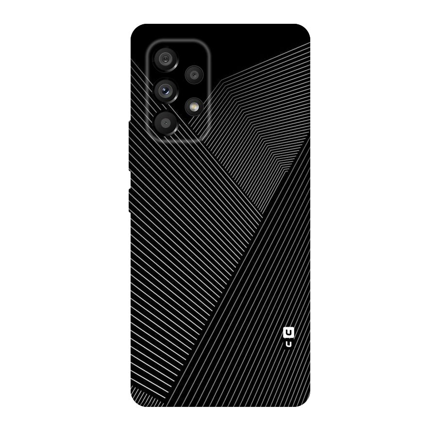 Aesthetic White Stripes Original Polycarbonate Back Case for Galaxy A53 5G