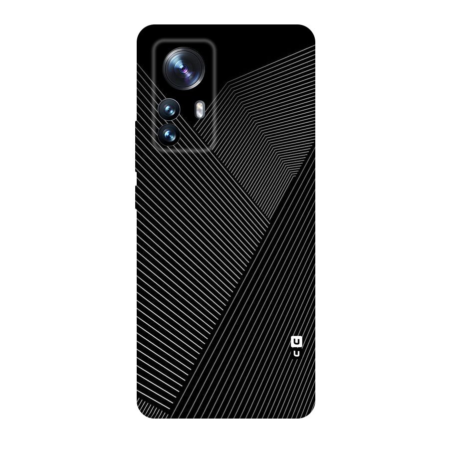 Aesthetic White Stripes Original Polycarbonate Back Case for Xiaomi 12 Pro
