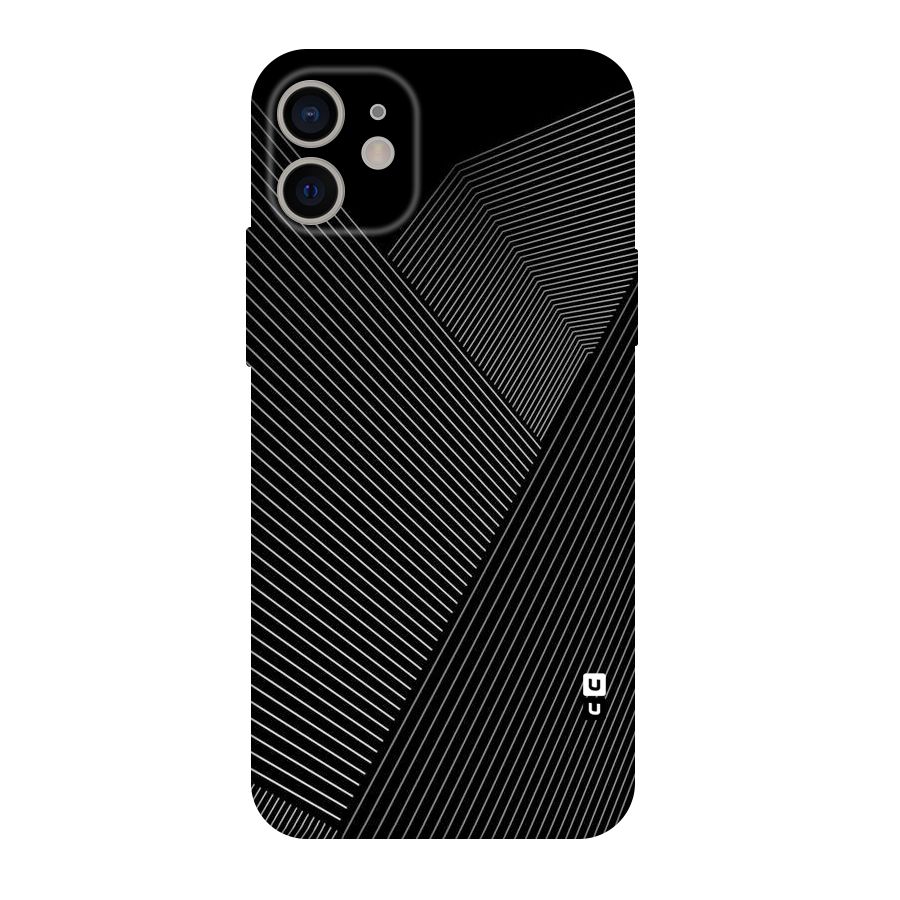 Aesthetic White Stripes Original Polycarbonate Back Case for iPhone 11