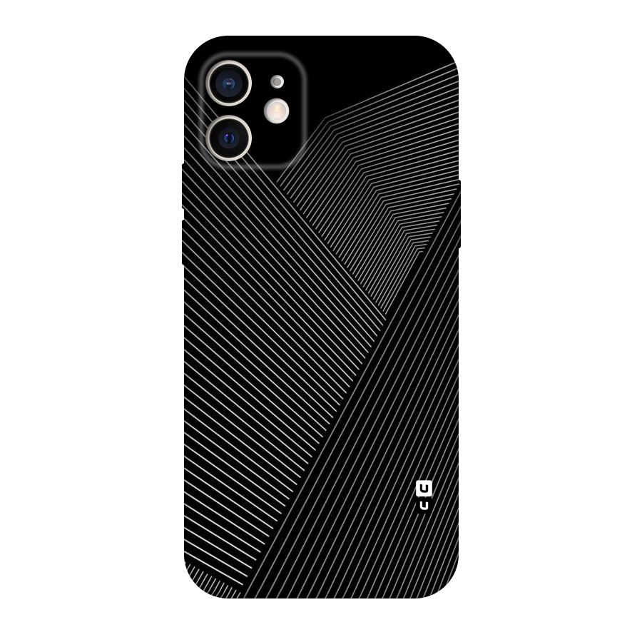 Aesthetic White Stripes Original Polycarbonate Back Case for iPhone 12