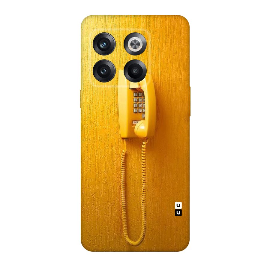 Aesthetic Yellow Telephone Original Polycarbonate Back Case for OnePlus 10T