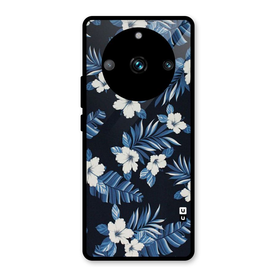 Aesthicity Floral Glass Back Case for Realme 11 Pro