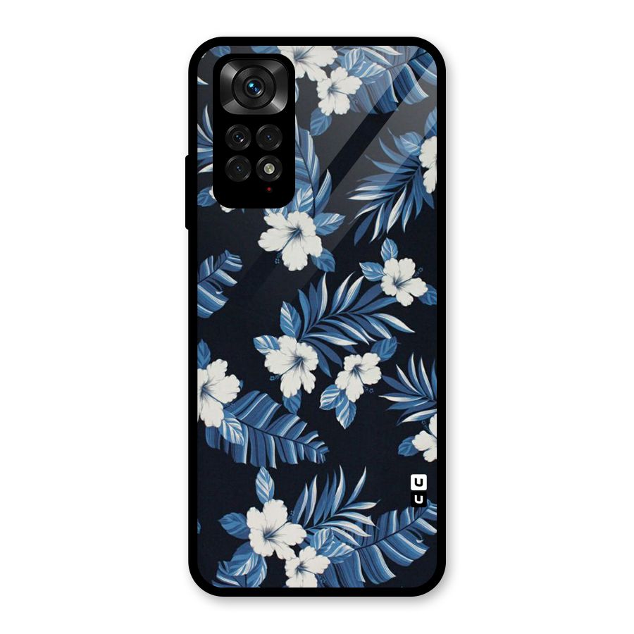 Aesthicity Floral Glass Back Case for Redmi Note 11S