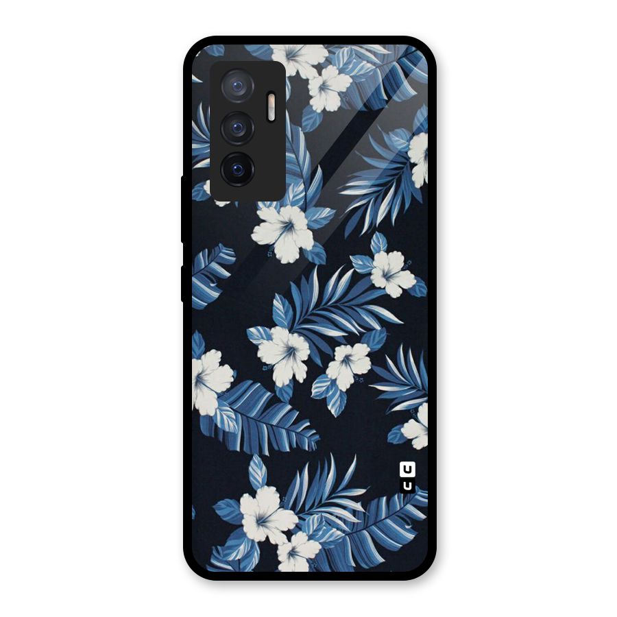 Aesthicity Floral Glass Back Case for Vivo V23e