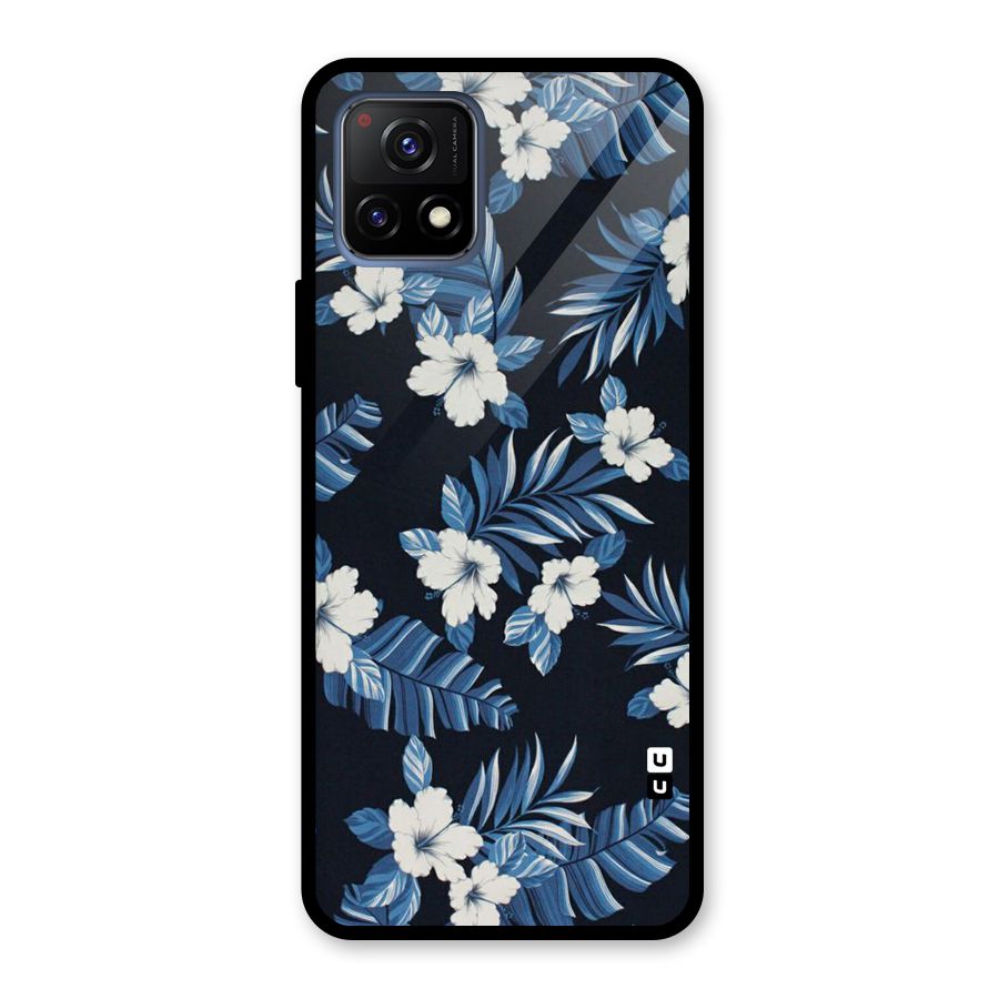 Aesthicity Floral Glass Back Case for Vivo Y72 5G