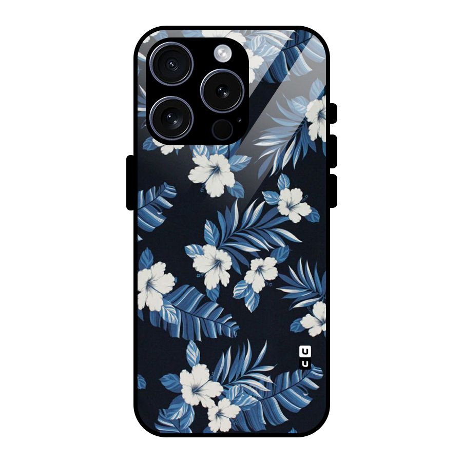 Aesthicity Floral Glass Back Case for iPhone 15 Pro