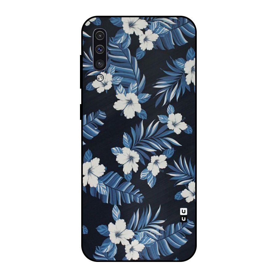 Aesthicity Floral Metal Back Case for Galaxy A30s
