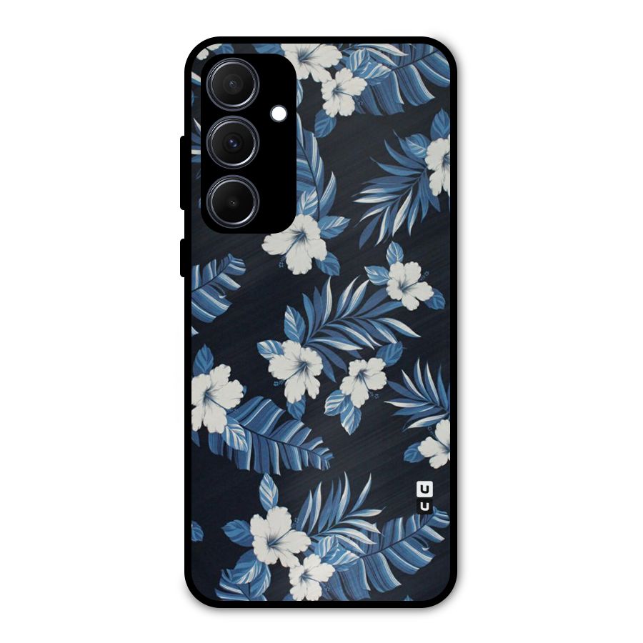 Aesthicity Floral Metal Back Case for Galaxy A35