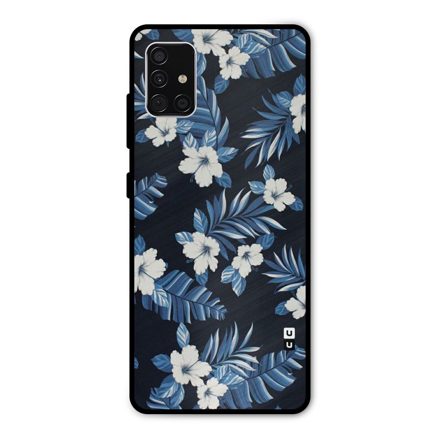 Aesthicity Floral Metal Back Case for Galaxy A51
