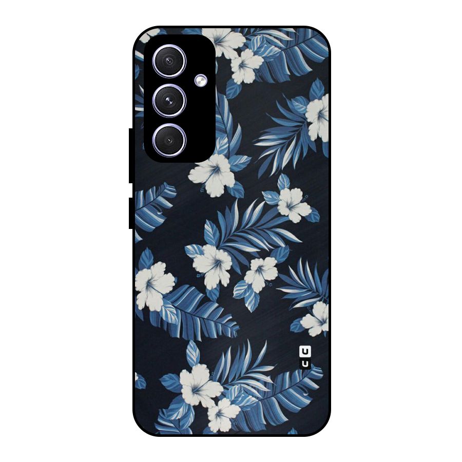 Aesthicity Floral Metal Back Case for Galaxy A54