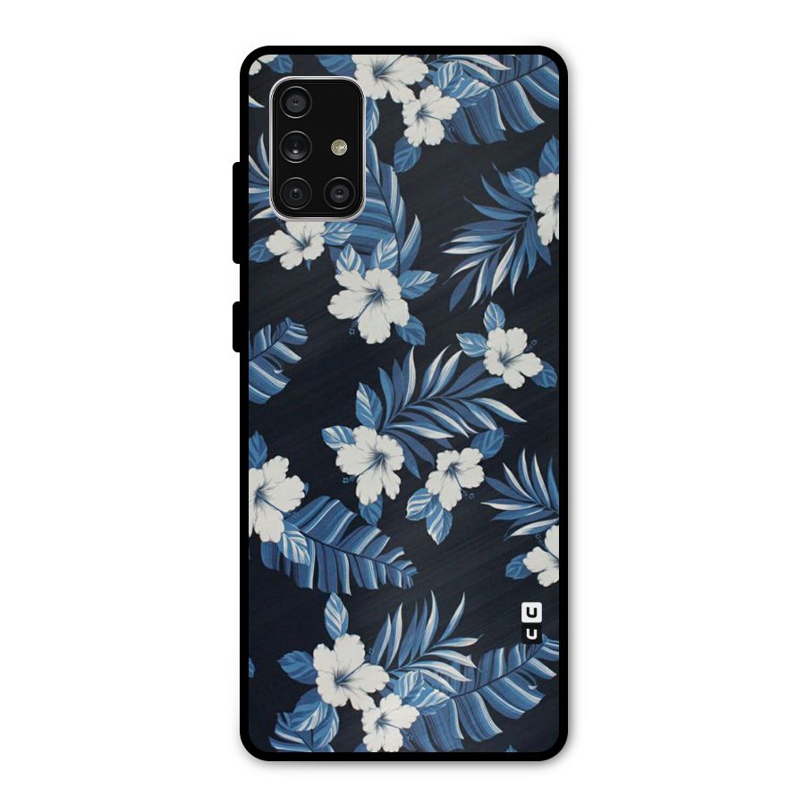 Aesthicity Floral Metal Back Case for Galaxy A71