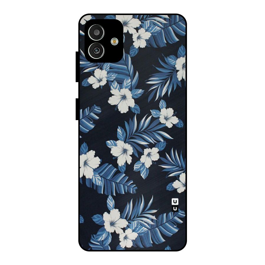 Aesthicity Floral Metal Back Case for Galaxy M13 5G