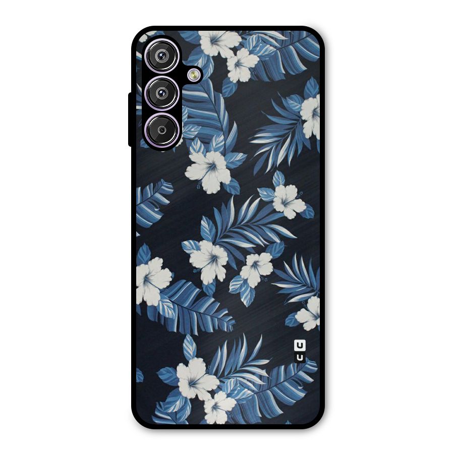 Aesthicity Floral Metal Back Case for Galaxy M15