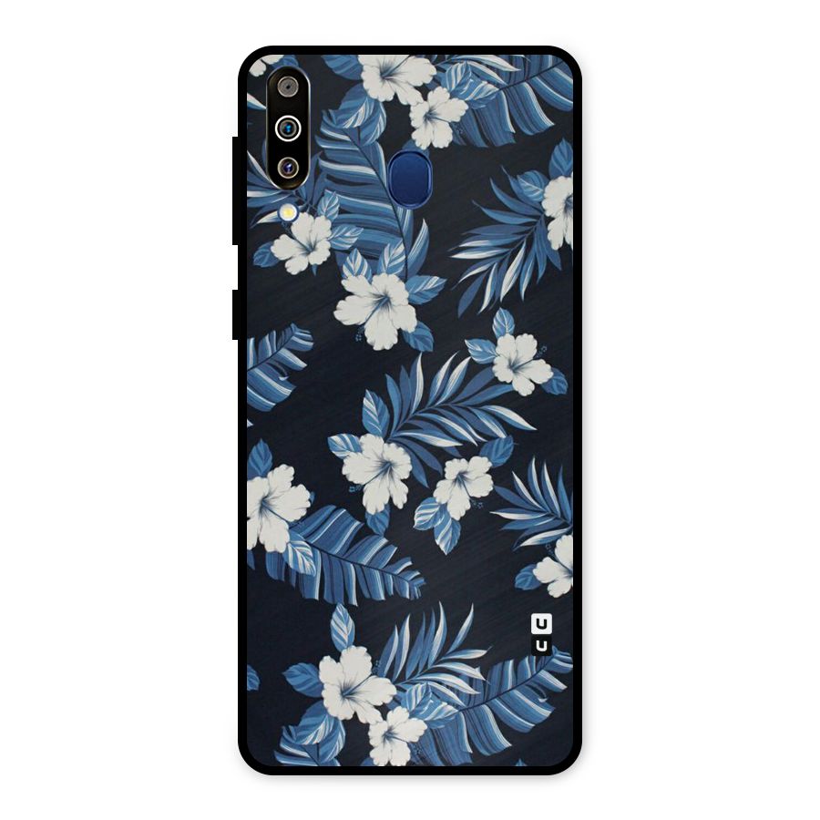 Aesthicity Floral Metal Back Case for Galaxy M30