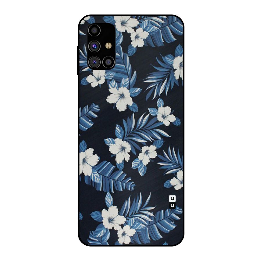 Aesthicity Floral Metal Back Case for Galaxy M31s